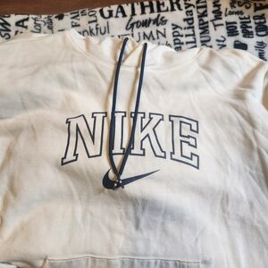 White Nike hoodie